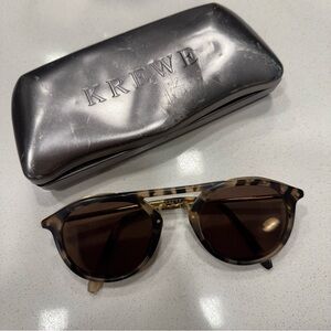 KREWE Gravier Tortoise Sunglasses